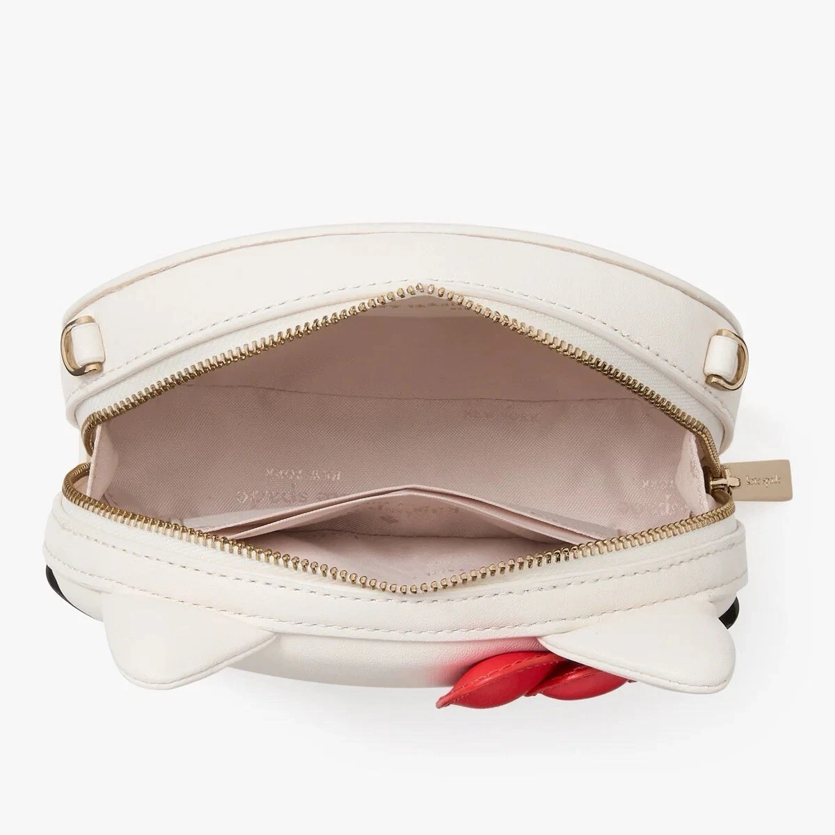 Borsa a tracolla Kate Spade x Hello Kitty Sanrio Mini Head 3D novità nuova con etichette
