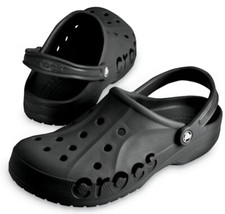 Crocs Baya Clog Men 6 / Women 8 Black Slip On Shoes, Waterproof 10126 NEW