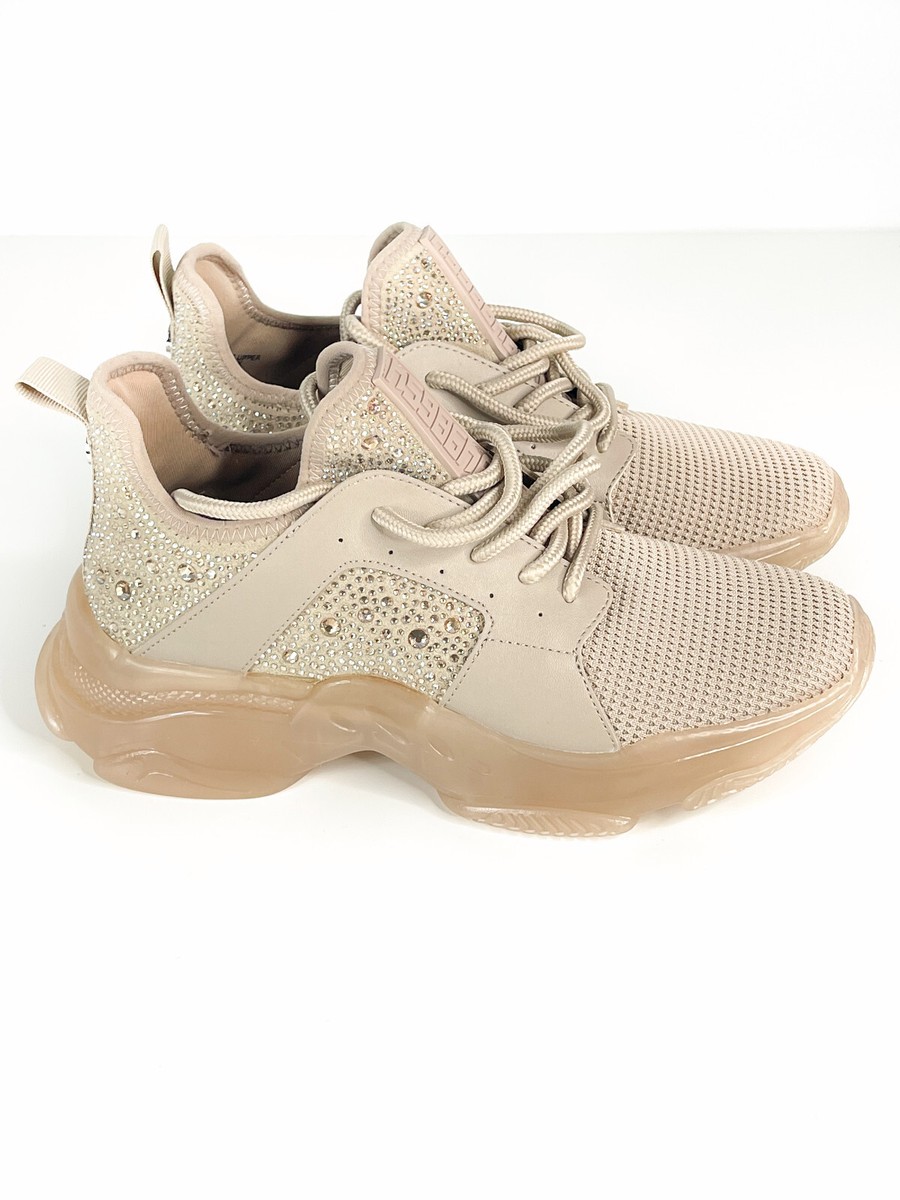 Steve Madden Maxima Tan Light Brown Sneaker Trainer Shoe 