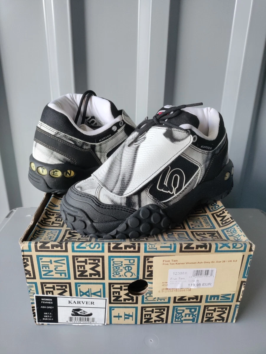 Five Ten Karver Ash Grey Fahrradschuhe Sport Grau Schwarz
