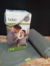 Original Boba Baby Wrap Carrier - Newborn to Toddler Infant Sling (Gray) - Used