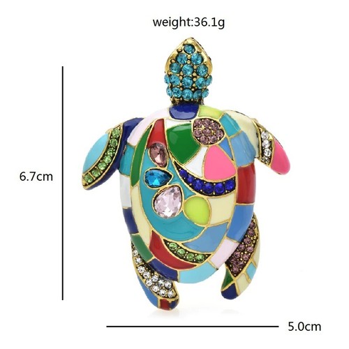 Vintage Turtle Brooches Sea Animal Pin Women Men Fashion Wedding Jewelry Gifts - Picture 83 of 93