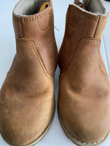 Timberland Per Bambini Beige Pokey PINO boits-Taglia 26 | eBay