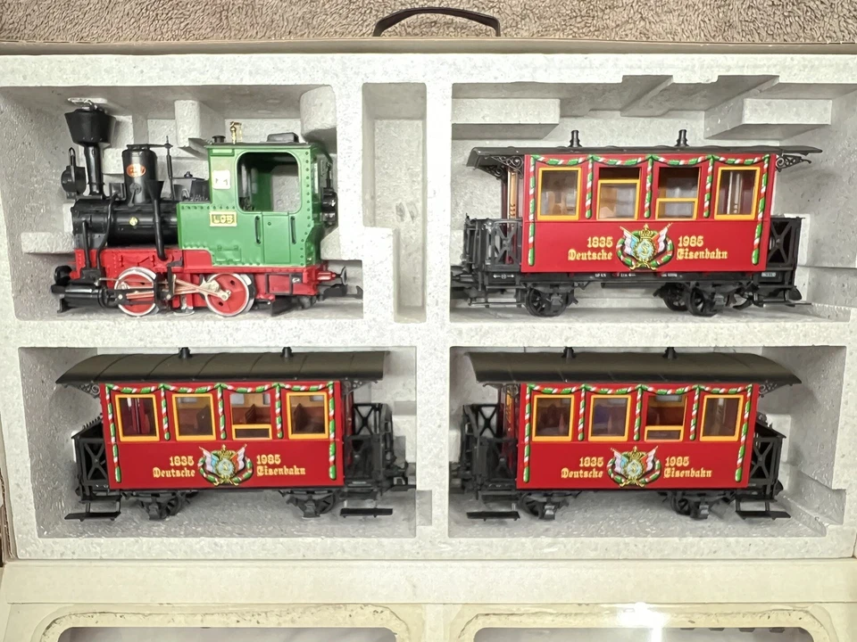 LGB 1985 The Big Train 150 Jahre Deutsche Eisenbahn Set LN G Scale Complete - Image 4 of 4