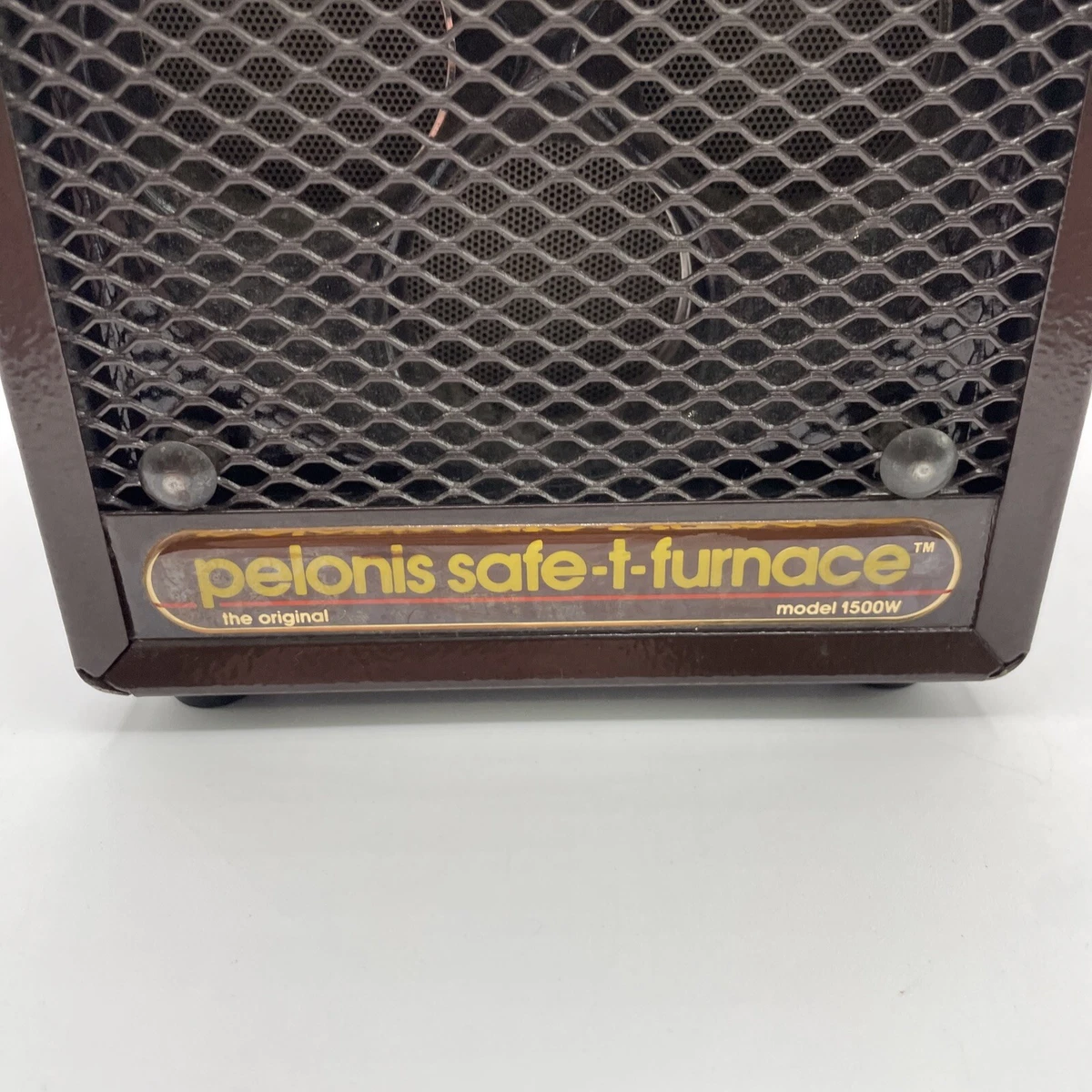 Vintage Pelonis Safe-T-Furnace 1500W The Original Portable Space Heater  Brown | eBay