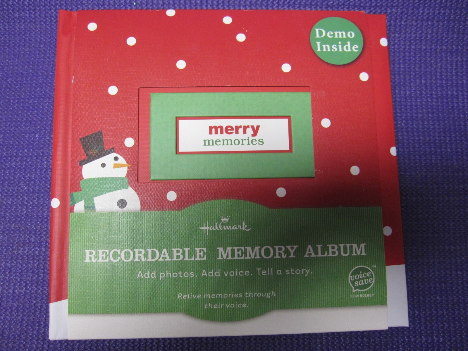 HALLMARK RECORDABLE CHRISTMAS MEMORY ALBUM MERRY MEMORIES eBay
