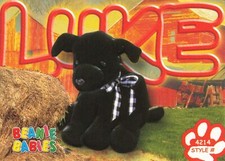 Luke the Black Labrador Retriever #105 1999 Ty Beanie Babies III Non_sport