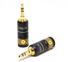 1x Gold Plated 3.5mm Stereo Plug Audio Connector 7mm cable mini