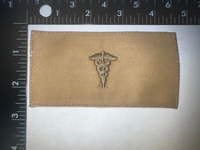 US Army patch, Medical Corp Personnel  WW1 embroid. on twill original