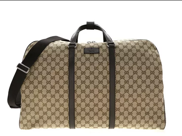 GUCCI Monogram Travel Backpack Dark Brown | FASHIONPHILE