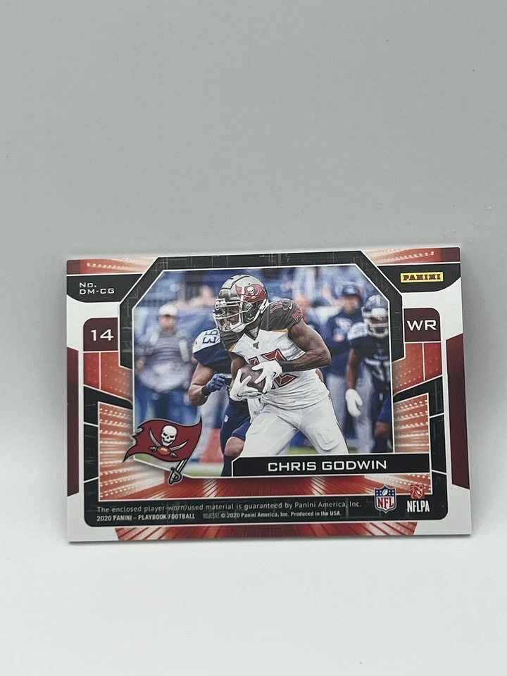 Chris Godwin /299 Double Moves Silver 2020 Panini Game Worn Patches  - Image 2 of 2