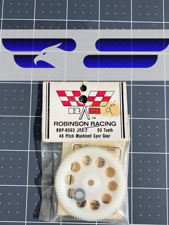 Robinson Racing RRP-8593 Vintage Car JRX-2 Machined 48P Spur Gear 93T