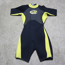 Jet Gladiator Wet Suit Swimming Diving Scuba Black and Yellow Youth Size 14