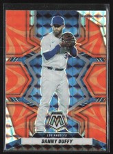 2022 Panini Mosaic #144 Danny Duffy Reactive Orange Mosaic Los Angeles Dodgers