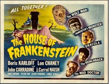 HOUSE OF FRANKENSTEIN, THE (1944) 31824 Movie Poster