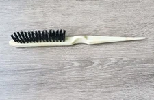 VTG Goody? Slim Nylon Bristle Rat Tail Tease Lift Hair Brush 8.5" L FLAWS READ