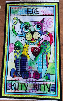 Here Kitty Kitty - Desiree's Designs - Quilting Treasures - 16 Fat Q, Panel, Yds