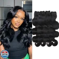 Body Wave Human Hair Bundles 12 14 16 18 Inch 12A 100% Unprocesse