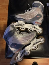 Nike Air N-Dorfin 4 Roller Blades Women 8 Gray Hyper Superlite Skate Y2K VTG