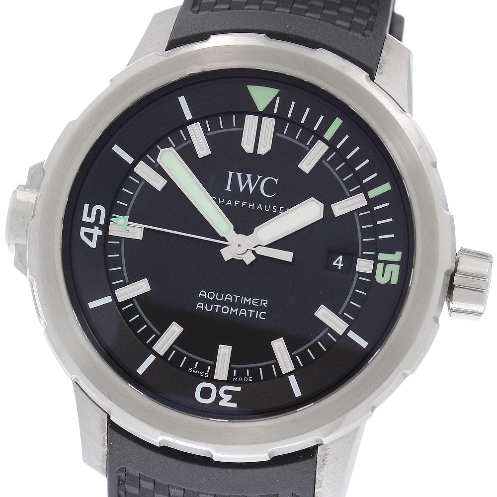 IWC SCHAFFHAUSEN Aquatimer IW329001 Date black Dial Automatic Men's _984262