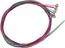 Gitarrensaiten, 6 St&uuml;ck, Stahl, Akustikgitarre, Ersatz, langlebig, Rostschutz...