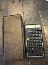 CALCOLATRICE Hewlett Packard HP-41C vintage 1979-1990 con custodia così com'è
