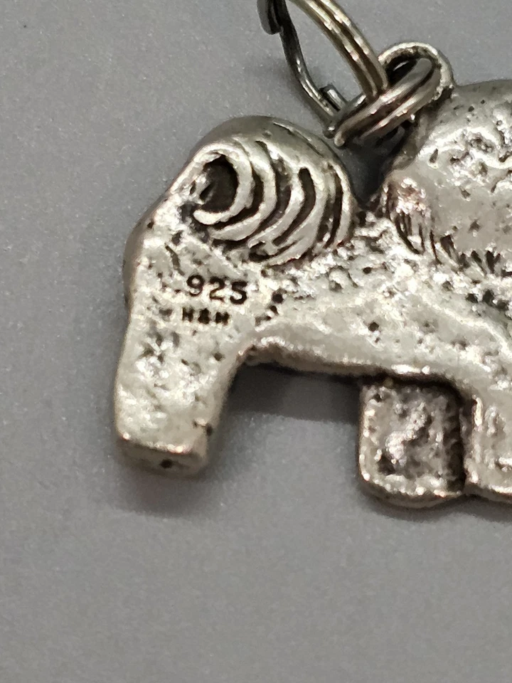 Подвеска-амулет из стерлингового серебра 925 пробы с надписью H&H для собаки бишон фризе - Изображение 4 из 4