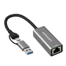 USB 3.0 to Ethernet Adapter 2.5G USB C 3.1 to RJ45 2.5Gigabit LAN 2500Mbps Ne...