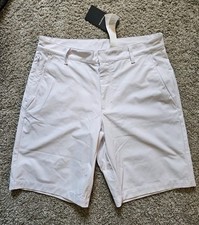 NWT Fabletics The Don Short 10  Men  s Performance Shorts - Size 31 Optic White