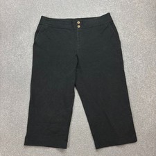 Ralph Lauren Shorts Womens Waist 34 Black Classic Canvas Retro USA Lady
