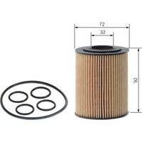 Bosch F 026 407 073 ÖLfilter FüR Opel Chevrolet ÖLreinigung Inspektion