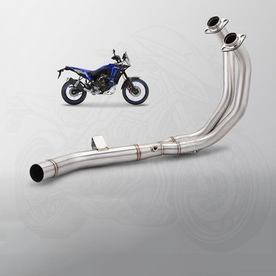 For Yamaha Tenere 700 2019-2025 T7 T700 Exhaust Header Link Pipe 45MM Slip-On