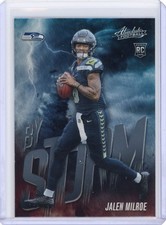 JALEN MILROE 2025 ABSOLUTE FOOTBALL BY STORM #6 SEATTLE SEAHAWKS RC