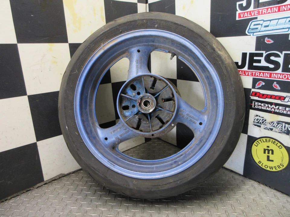 93 1993 SUZUKI GSXR750 GSXR 750 OEM RUEDA TRASERA ROTOR Foto 2 de 4