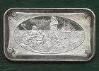 1974 Normark Mint Gasparilla 1oz 999 Silver Bar TAMPA FLA. ONLY 1500 MINTED RARE