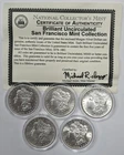 1878-S, 1879-S, 1880-S, 1881-S, 1882-S Morgan Silver Dollars - 5 Coin Lot Ch BU