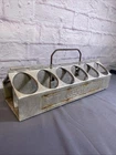 Vintage 1950’s Coca Cola Bottling Plant Carrier Property Of Coca Cola 12 Bottles