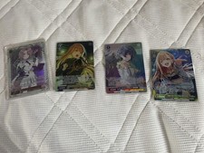 Gakuen Idolmaster Weiss Schwarz Sec Sp 4 Pieces Set