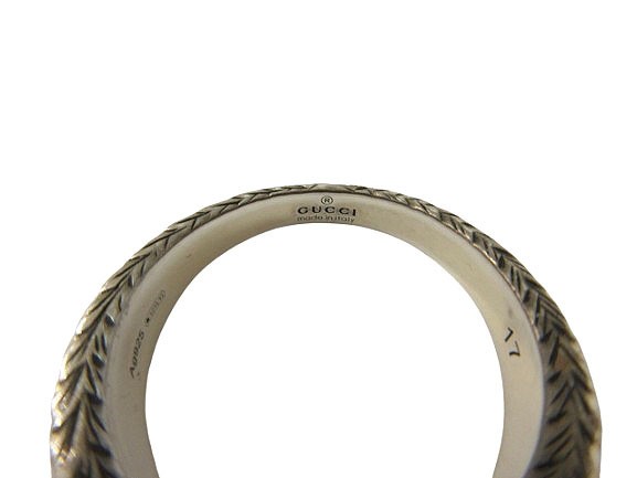 GUCCI Interlocking G Ring #8US SILVER925 Silver G… - image 6