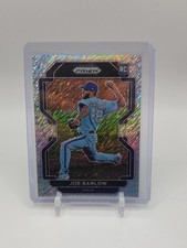 2022 Panini Prizm Joe Barlow #96 Silver Shimmer 4/7