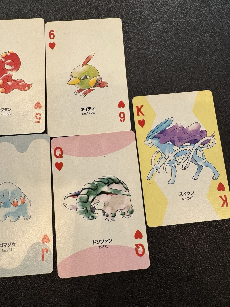 Pokemon Playing Cards Part2 Poker Deck Gold Pichu 2000 Nintendo