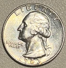 1963-D Washington Quarter 90% Silver Denver
