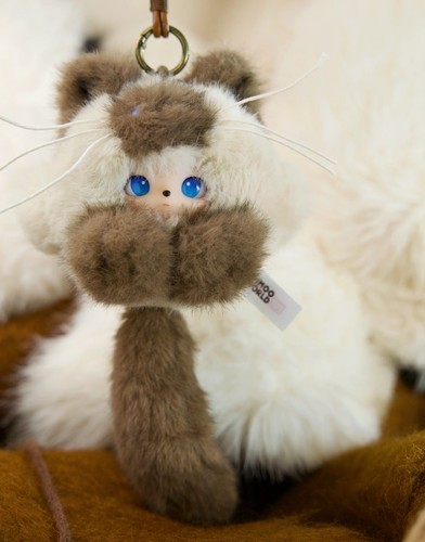 DIMOO Plush Roll Cat Roll Plush Pendant Brand New Pts Exhibition - Picture 4 of 6