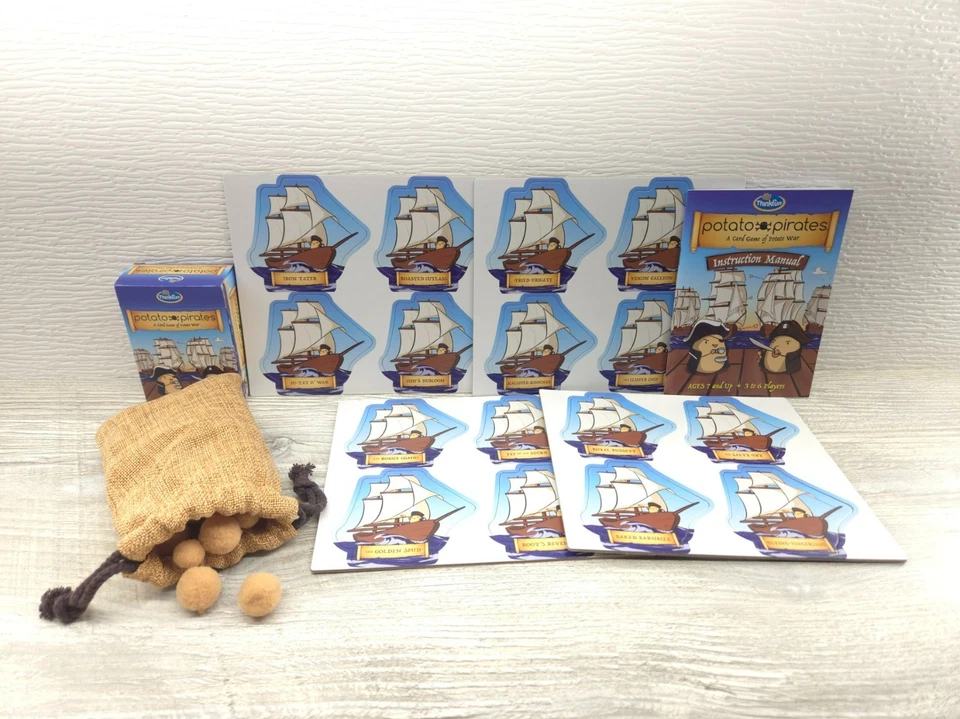 Potato Pirates A Card Game of Potato War Thinkfun Age 7+ Brand New Open Box 2018 - Image 3 of 4