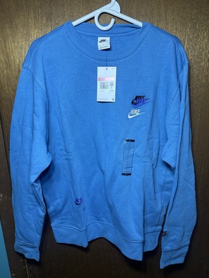 *NWT* Nike NSW Sport Essentials Crewneck Mens (L) Dutch Blue Pullover DM8886-469