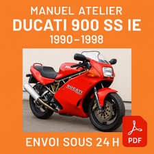 Manuel Atelier Ducati 900 SS IE 1990-1998 Revue Technique Moto RMT CD PDF