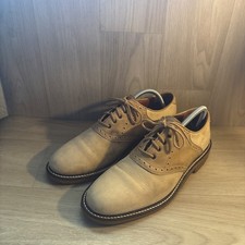 SALE! Johnston & Murphy Braydon  Beige Color Oxford Dress Shoes Men’s 9