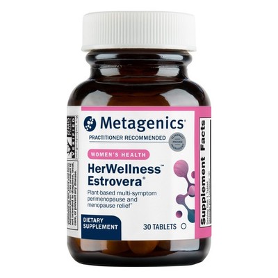 Metagenics HerWellness Estrovera - Hormone-Free Plant-Based Supplement -