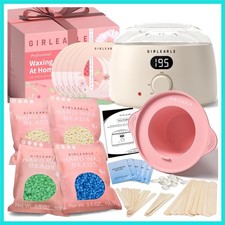 Digital Waxing Kit for Women and Men, Wax Warmer Hair Removal at Home with Wa...