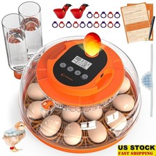 Automatic Egg Incubator Humidity Control Temperature Regulation W/ 360  Viewing